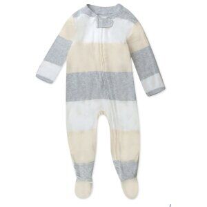 Honest Baby 6-9 Months Baby Boy or Girl Organic Cotton Sleep N Play / Beige